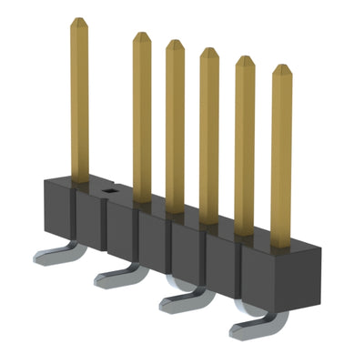 TSM-107-02-S-SV-006 by Samtec Inc. - CONNECTOR HEADER SMD 7POS 2.54MM