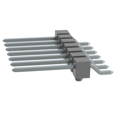 TSM-107-03-T-SH-A-K-TR by Samtec Inc. - CONNECTOR HEADER SMD R/A 7POS 2.54MM