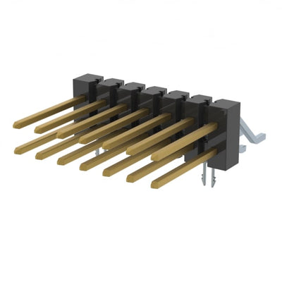 TSM-107-03-F-DH-LC by Samtec Inc. - CONNECTOR HEADER SMD R/A 14POS 2.54MM