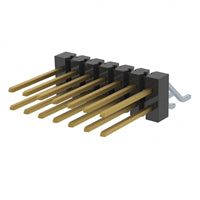 TSM-107-03-LM-DH by Samtec Inc. - CONNECTOR HEADER SMD R/A 14POS 2.54MM