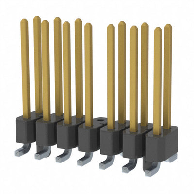 TSM-107-03-L-DV-A-008-P-TR by Samtec Inc. - CONNECTOR HEADER SMD 14POS 2.54MM