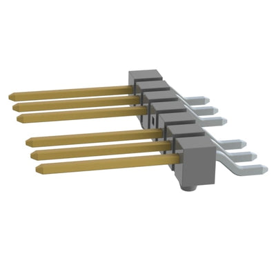 TSM-107-03-S-SH-A-004 by Samtec Inc. - CONNECTOR HEADER SMD R/A 7POS 2.54MM