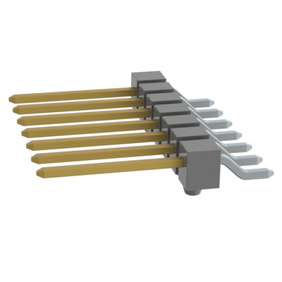 TSM-107-03-F-SH-A-P-TR by Samtec Inc. - CONNECTOR HEADER SMD R/A 7POS 2.54MM