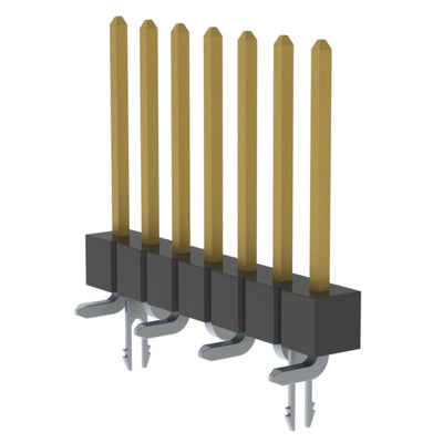 TSM-107-03-S-SV-LC by Samtec Inc. - CONNECTOR HEADER SMD 7POS 2.54MM