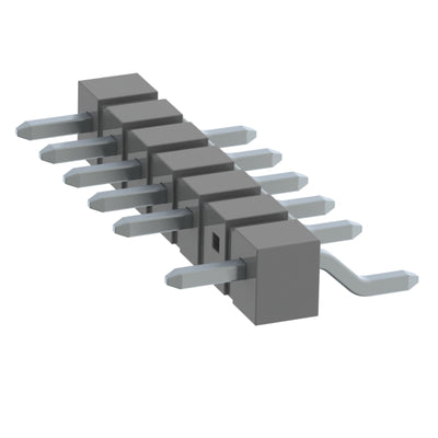 TSM-107-04-T-SH-002-P-TR by Samtec Inc. - CONNECTOR HEADER SMD R/A 7POS 2.54MM