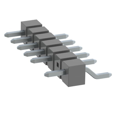 TSM-107-04-T-SH-002 by Samtec Inc. - CONNECTOR HEADER SMD R/A 7POS 2.54MM