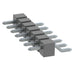 TSM-107-04-T-SH-P by Samtec Inc. - CONNECTOR HEADER SMD R/A 7POS 2.54MM