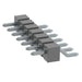 TSM-107-04-TM-SH by Samtec Inc. - CONNECTOR HEADER SMD R/A 7POS 2.54MM
