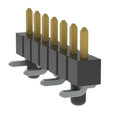 TSM-107-04-L-SV-A by Samtec Inc. - CONNECTOR HEADER SMD 7POS 2.54MM
