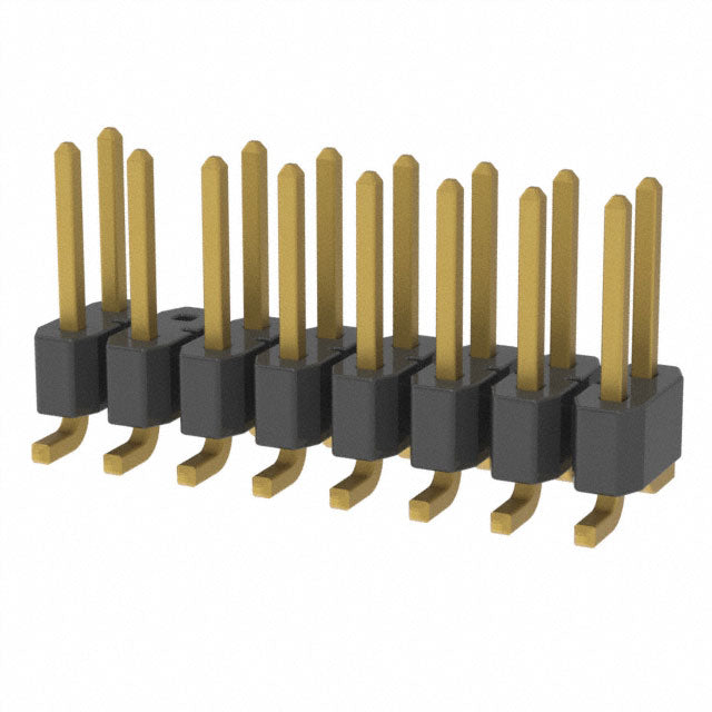 TSM-108-01-G-DV-014 by Samtec Inc. - CONNECTOR HEADER SMD 16POS 2.54MM