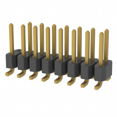 TSM-108-01-G-DV-016 by Samtec Inc. - CONNECTOR HEADER SMD 16POS 2.54MM