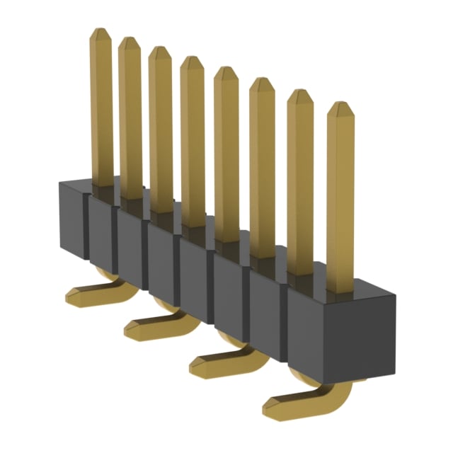 TSM-108-01-H-SV by Samtec Inc. - CONNECTOR HEADER SMD 8POS 2.54MM