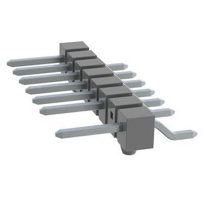 TSM-108-01-T-SH-A-002-P by Samtec Inc. - CONNECTOR HEADER SMD R/A 8POS 2.54MM