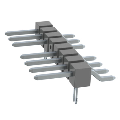 TSM-108-01-T-SH-LC-005 by Samtec Inc. - CONNECTOR HEADER SMD R/A 8POS 2.54MM