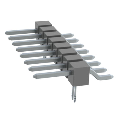 TSM-108-01-T-SH-LC by Samtec Inc. - CONNECTOR HEADER SMD R/A 8POS 2.54MM