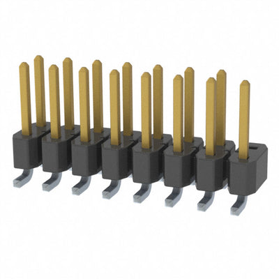 TSM-108-01-L-DV-002 by Samtec Inc. - CONNECTOR HEADER SMD 16POS 2.54MM
