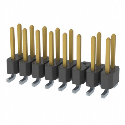 TSM-108-01-L-DV-006-P by Samtec Inc. - CONNECTOR HEADER SMD 16POS 2.54MM
