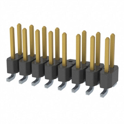 TSM-108-01-S-DV-008 by Samtec Inc. - CONNECTOR HEADER SMD 16POS 2.54MM