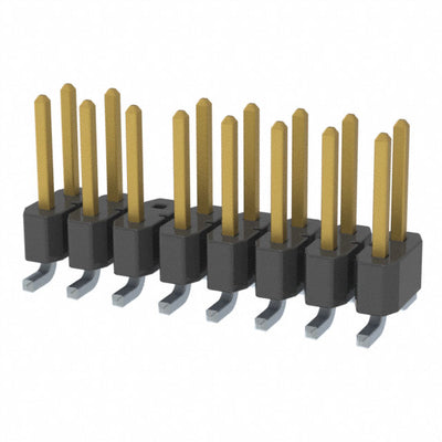 TSM-108-01-L-DV-012-P by Samtec Inc. - CONNECTOR HEADER SMD 16POS 2.54MM
