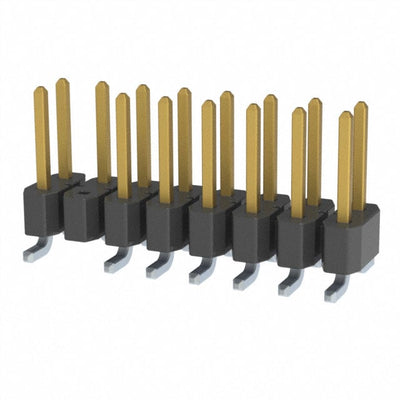 TSM-108-01-S-DV-013 by Samtec Inc. - CONNECTOR HEADER SMD 16POS 2.54MM