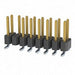 TSM-108-01-LM-DV-013-P by Samtec Inc. - CONNECTOR HEADER SMD 16POS 2.54MM