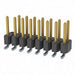 TSM-108-01-L-DV-016-P by Samtec Inc. - CONNECTOR HEADER SMD 16POS 2.54MM