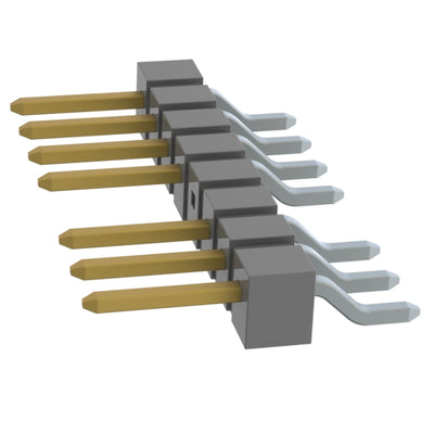 TSM-108-01-L-SH-004 by Samtec Inc. - CONNECTOR HEADER SMD R/A 8POS 2.54MM