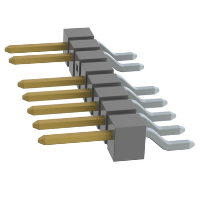 TSM-108-01-L-SH-006 by Samtec Inc. - CONNECTOR HEADER SMD R/A 8POS 2.54MM