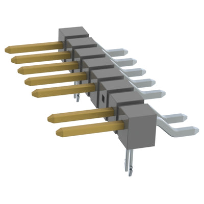 TSM-108-01-S-SH-LC-003 by Samtec Inc. - CONNECTOR HEADER SMD R/A 8POS 2.54MM