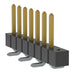 TSM-108-01-L-SV-001 by Samtec Inc. - CONNECTOR HEADER SMD 8POS 2.54MM