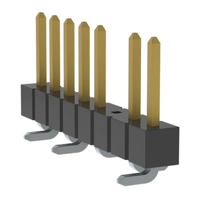 TSM-108-01-L-SV-003 by Samtec Inc. - CONNECTOR HEADER SMD 8POS 2.54MM