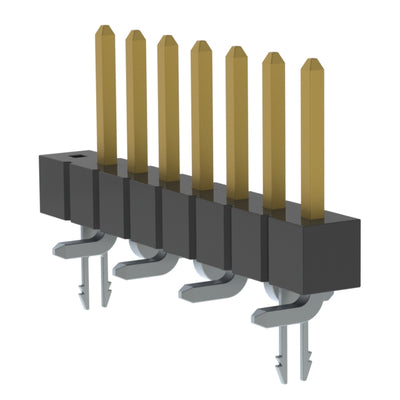 TSM-108-01-LM-SV-LC-008 by Samtec Inc. - CONNECTOR HEADER SMD 8POS 2.54MM