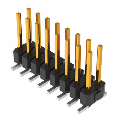 TSM-108-02-L-DV-A-TR by Samtec Inc. - CONNECTOR HEADER SMD 16POS 2.54MM