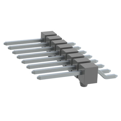 TSM-108-02-T-SH-A-K by Samtec Inc. - CONNECTOR HEADER SMD R/A 8POS 2.54MM