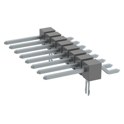 TSM-108-02-T-SH-LC by Samtec Inc. - CONNECTOR HEADER SMD R/A 8POS 2.54MM