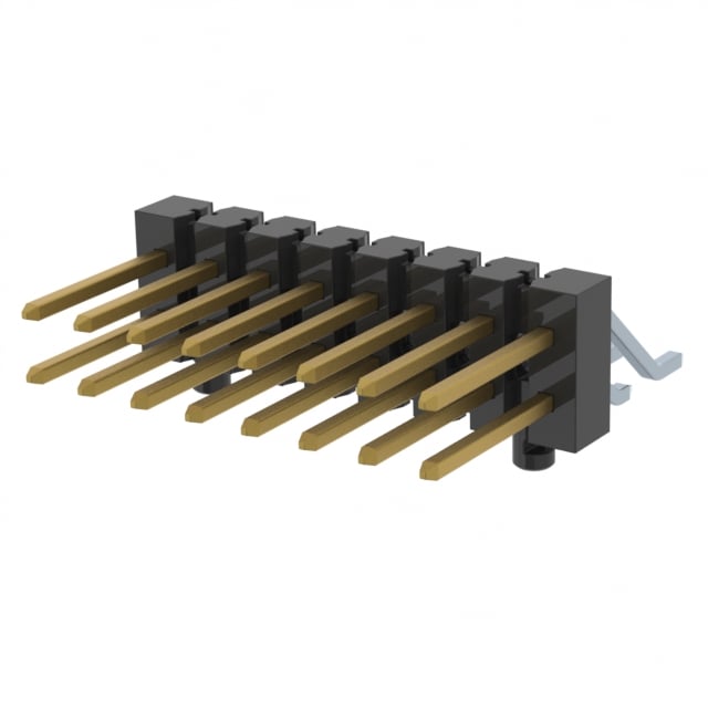 TSM-108-02-LM-DH-SL-K by Samtec Inc. - CONNECTOR HEADER SMD R/A 16POS 2.54MM