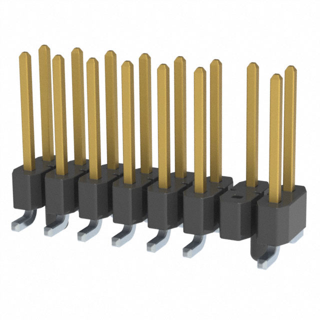 TSM-108-02-S-DV-A-003-P by Samtec Inc. - CONNECTOR HEADER SMD 16POS 2.54MM