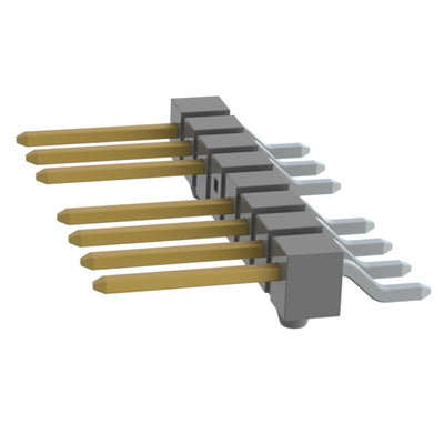 TSM-108-02-L-SH-A-005-P by Samtec Inc. - CONNECTOR HEADER SMD R/A 8POS 2.54MM