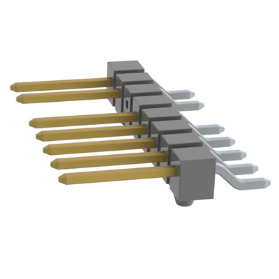 TSM-108-02-S-SH-A-006-K by Samtec Inc. - CONNECTOR HEADER SMD R/A 8POS 2.54MM