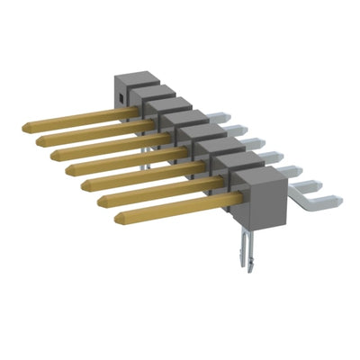 TSM-108-02-L-SH-LC-P-008 by Samtec Inc. - CONNECTOR HEADER SMD R/A 8POS 2.54MM
