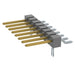 TSM-108-02-L-SH-LC by Samtec Inc. - CONNECTOR HEADER SMD R/A 8POS 2.54MM