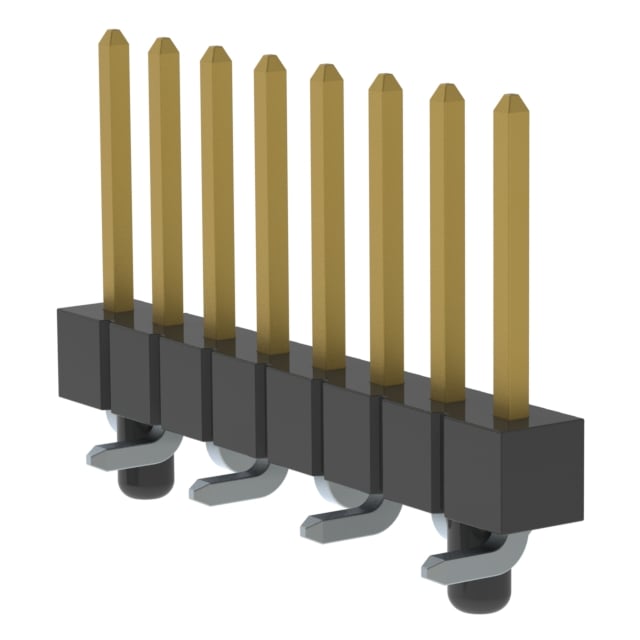 TSM-108-02-S-SV-A-P by Samtec Inc. - CONNECTOR HEADER SMD 8POS 2.54MM