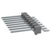 TSM-108-03-T-SH-A-P by Samtec Inc. - CONNECTOR HEADER SMD R/A 8POS 2.54MM