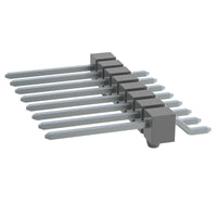 TSM-108-03-T-SH-A-K-TR by Samtec Inc. - CONNECTOR HEADER SMD R/A 8POS 2.54MM