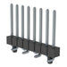TSM-108-03-T-SV-A-P by Samtec Inc. - CONNECTOR HEADER SMD 8POS 2.54MM