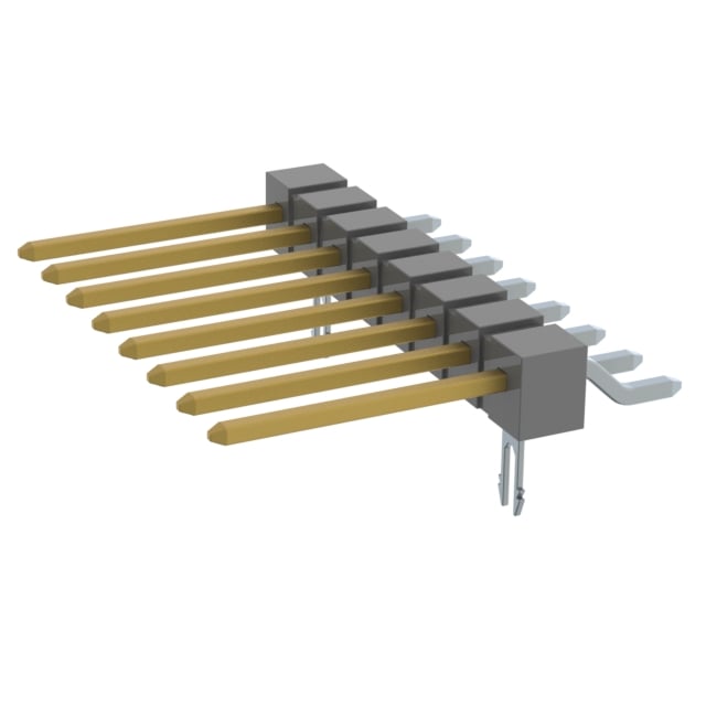 TSM-108-03-L-SH-LC-P-TR by Samtec Inc. - CONNECTOR HEADER SMD R/A 8POS 2.54MM