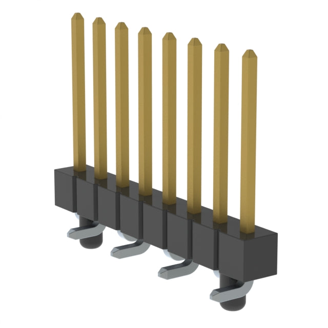 TSM-108-03-L-SV-A-P-TR by Samtec Inc. - CONNECTOR HEADER SMD 8POS 2.54MM
