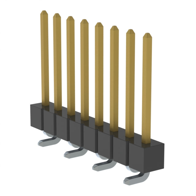 TSM-108-03-F-SV by Samtec Inc. - CONNECTOR HEADER SMD 8POS 2.54MM