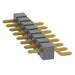 TSM-108-04-G-SH-P-TR by Samtec Inc. - CONNECTOR HEADER SMD R/A 8POS 2.54MM