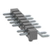 TSM-108-04-T-SH-A-003-K by Samtec Inc. - CONNECTOR HEADER SMD R/A 8POS 2.54MM